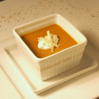 Baked Pumpkin and Maple Custard