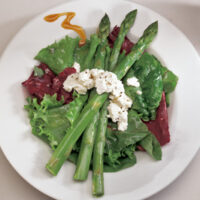 Raspberry Wine Vinegar, Basil Flavoured Walnut Oil