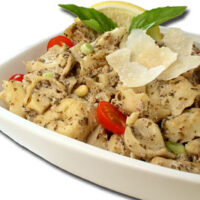 Chilled Tortellini Pesto Salad