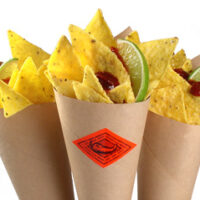 Lime Chips with Tequila Hot Sauce