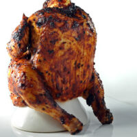 Cajun Sittin' Chicken - Barbecue Method