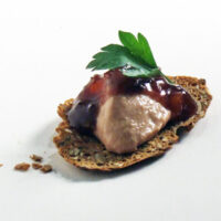 Chicken Liver Parfait with Sun-Dried Cherry and Apricot Sauce