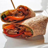 Mediterranean Veggie Wrap