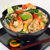 South West Shrimp Stir Fry